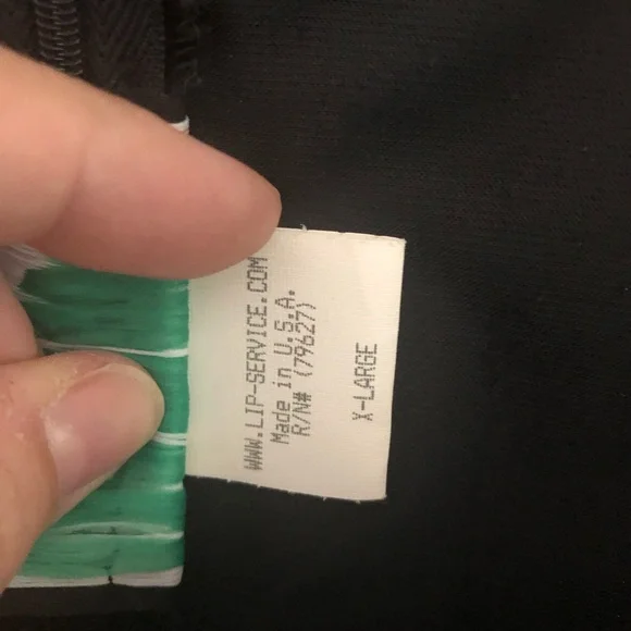 Vintage Lip Service Gothic Black and Red Dress - Picture 6 of 8